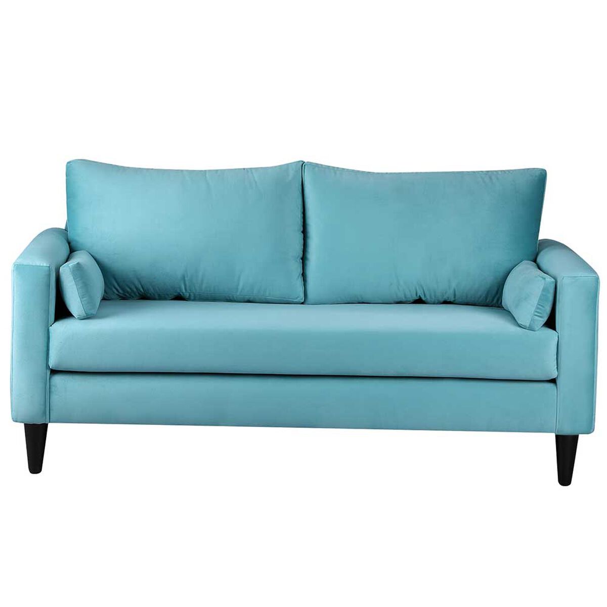 Sof&aacute; Bodevir Sky Felpa 00 3 Cuerpos Turquesa&nbsp;