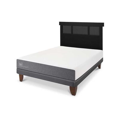 Imagen 2 del producto Cama Europea CIC 2 Plazas Smart + Respaldo Dublin Negro