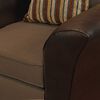 Juego de Living Elegant Detail Minesota Sofá 2 Cuerpos + Dos Sillones 1 Cuerpo Café