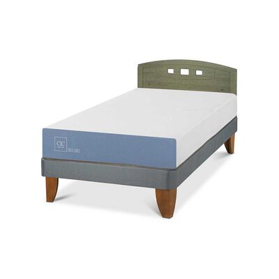 Imagen 2 del producto Cama Europea CIC 1,5 Plazas Excellence + Respaldo Gales Olivo