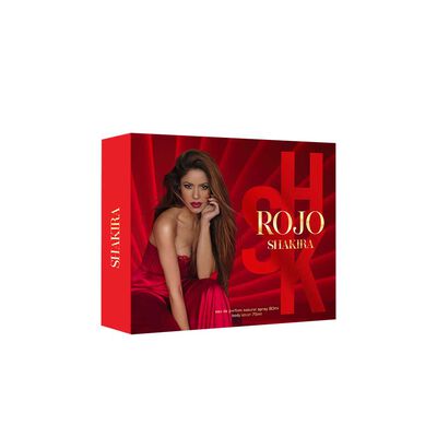 Imagen 1 del producto Set Perfume Shakira Mujer Rojo Shakira Eau de Parfum 80 ml + Loción Corporal 75 ml