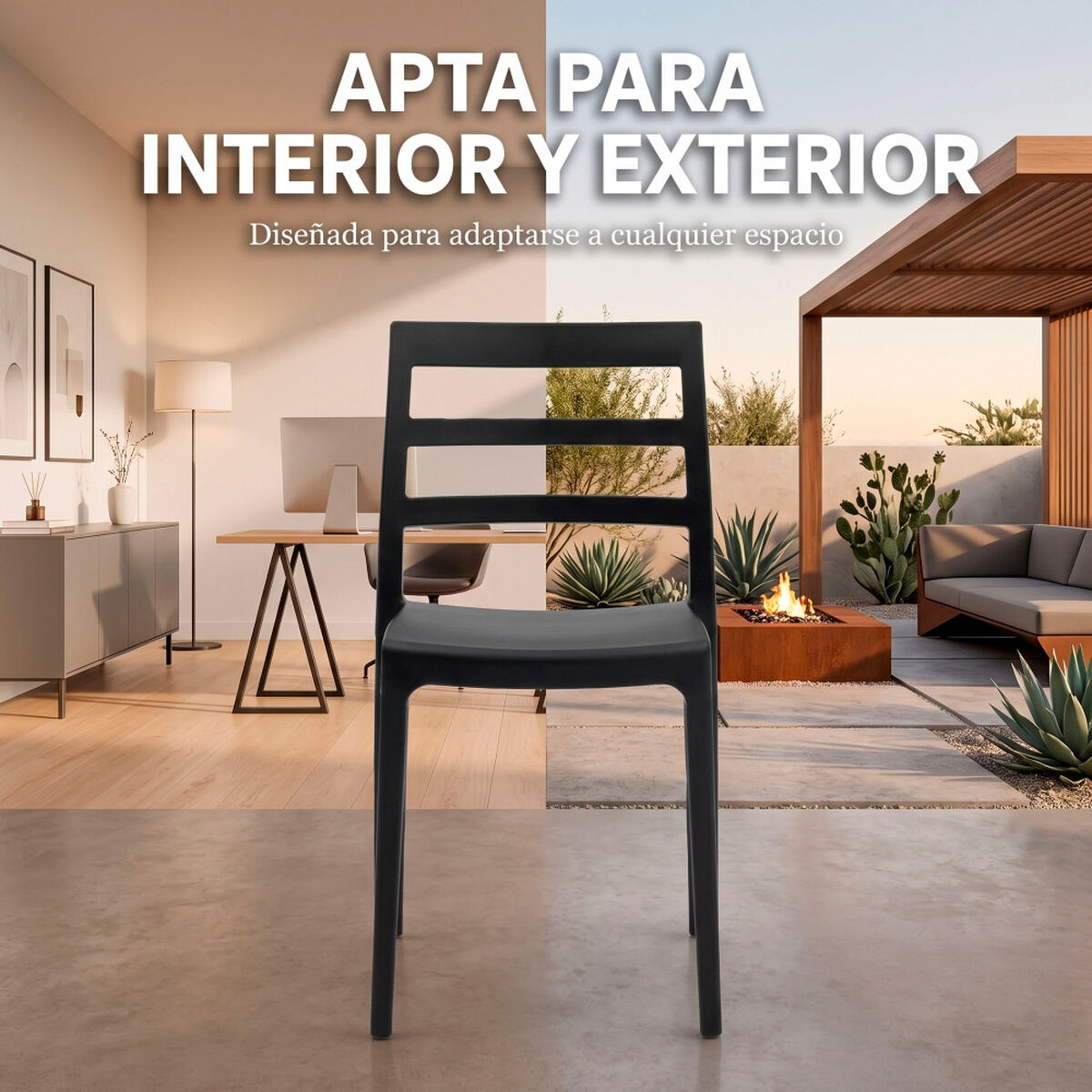 Silla Tuhome New York Negra