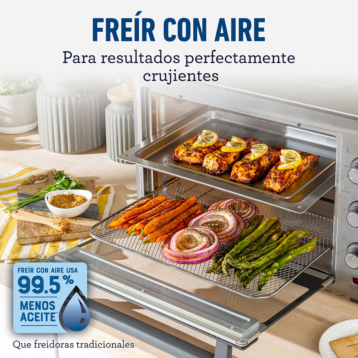 Horno con Freidora de Aire Oster TSSTTVLS35-052 35 lts.