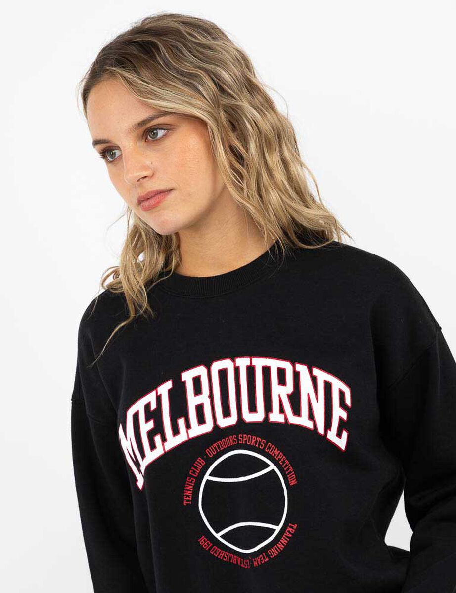 Poler&oacute;n Con Estampado Mujer Icono