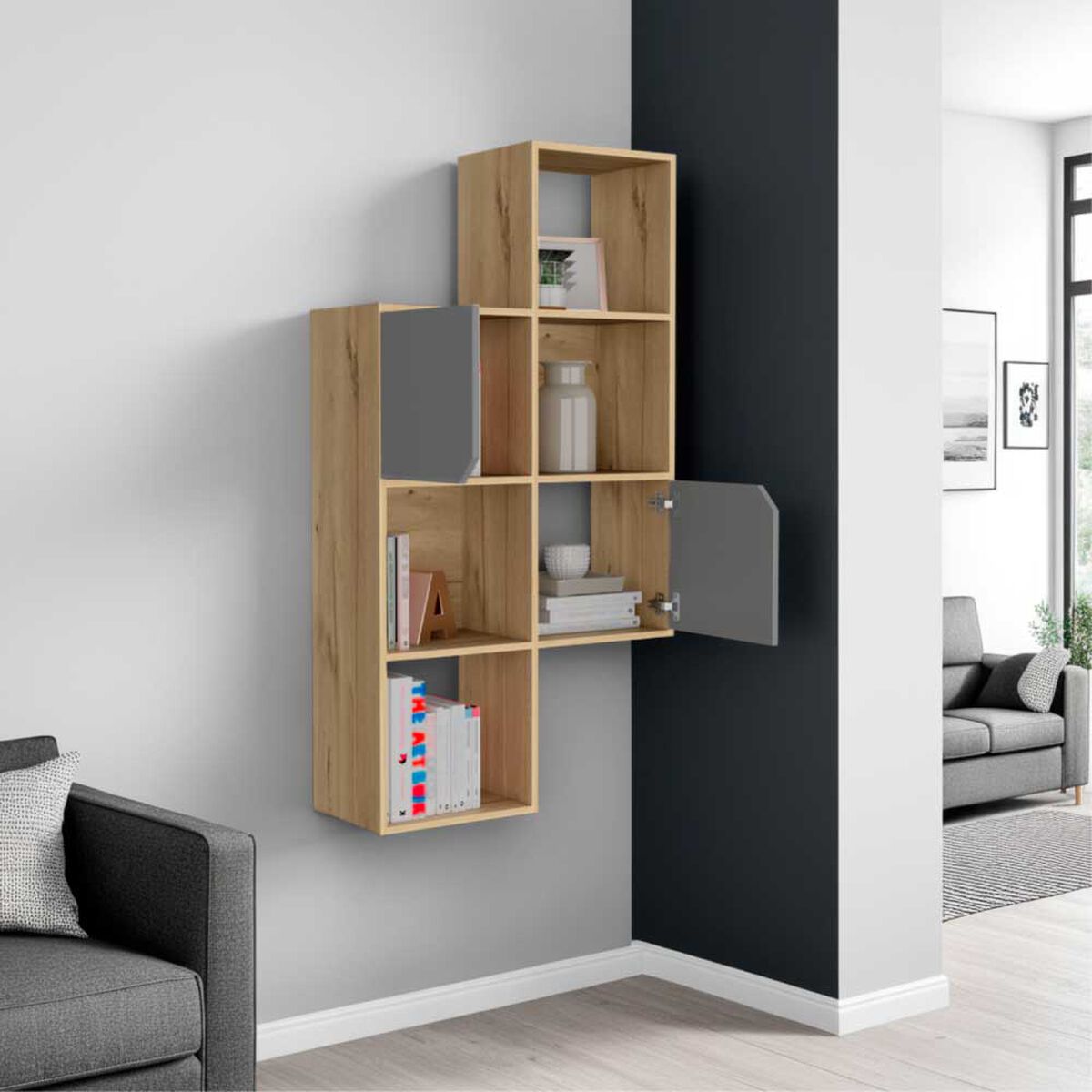 Biblioteca TuHome Debanhi Duna y Gris