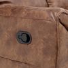 Sof&aacute; Reclinable Rosen Tolosa 3 Cuerpos Camel
