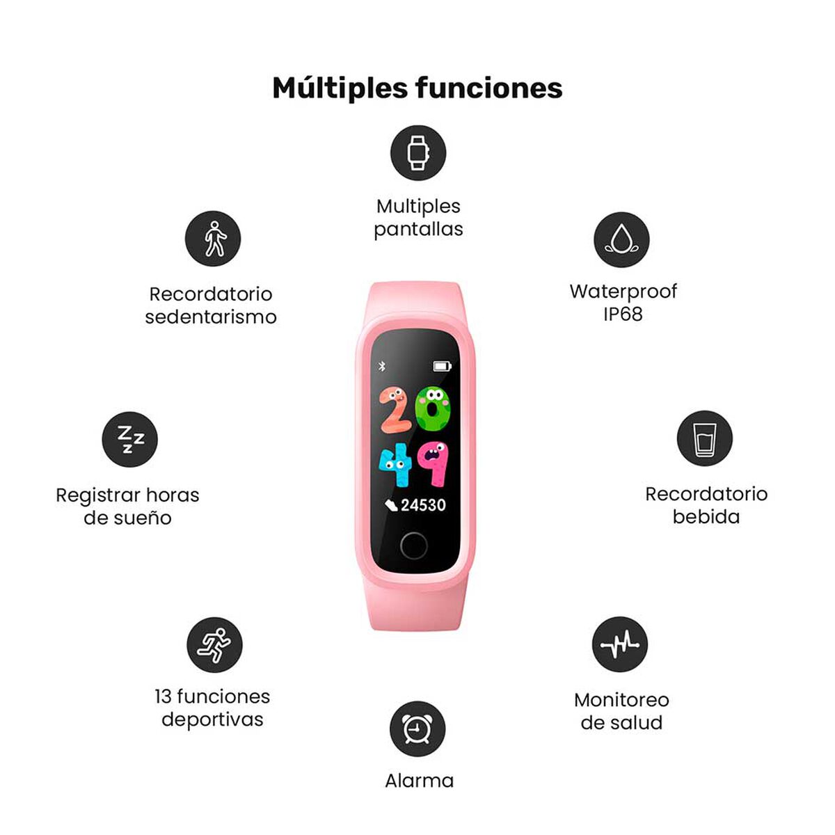 Smartwatch Lhotse Kids R01 0,96" Pink