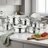 Bater&iacute;a de Cocina Korkmaz Astron 12 Piezas Acero Inox
