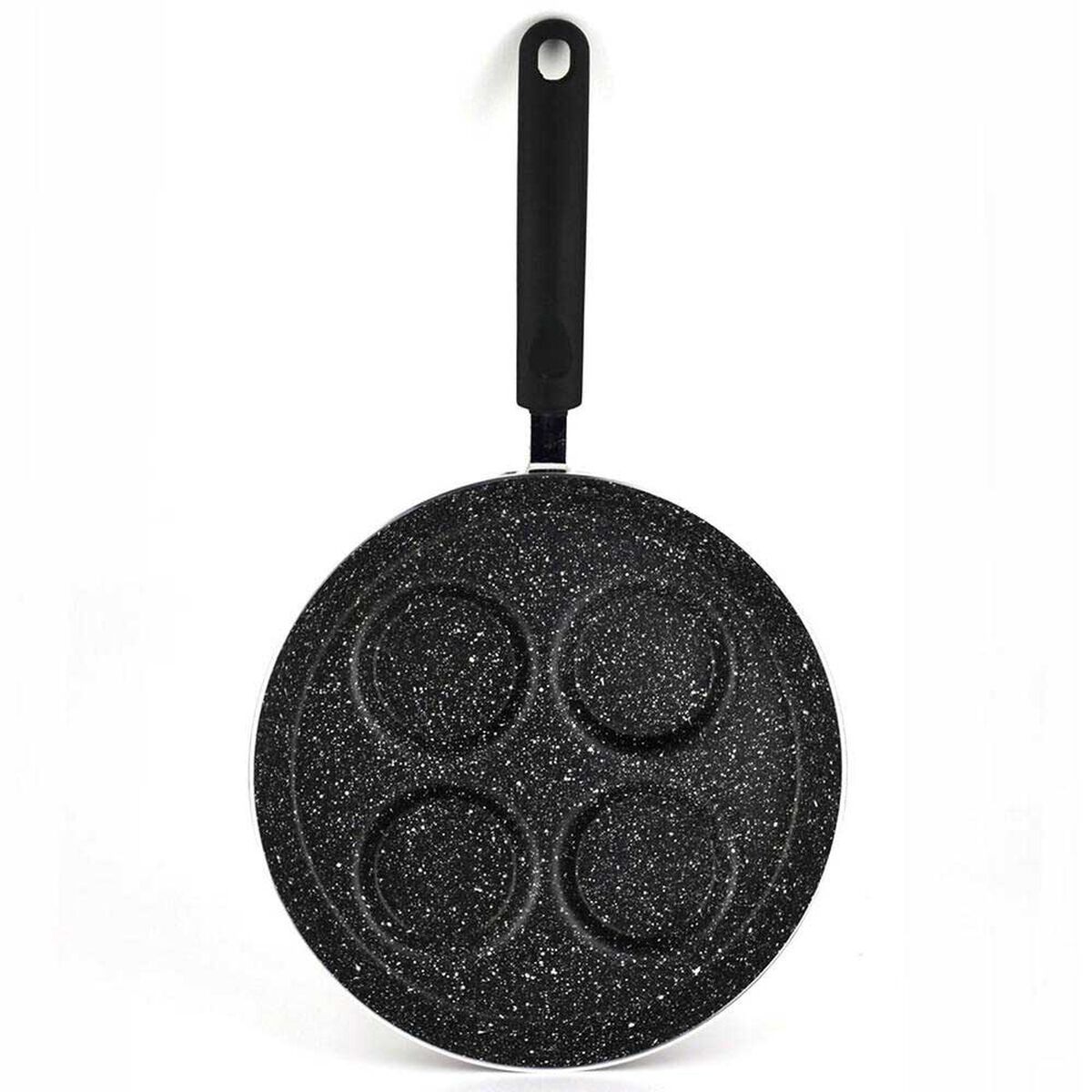 Sart&eacute;n  Huevera Aluminio Marmicoc Spring Negro 24 Cm
