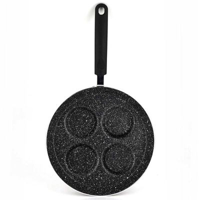 Imagen 2 del producto Sartén  Huevera Aluminio Marmicoc Spring Negro 24 Cm