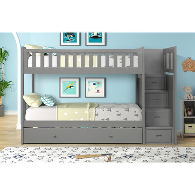 Imagen 1 del producto Camarote Triple Casanova 1 Plaza Los Angeles con Escalera 4 Cajones