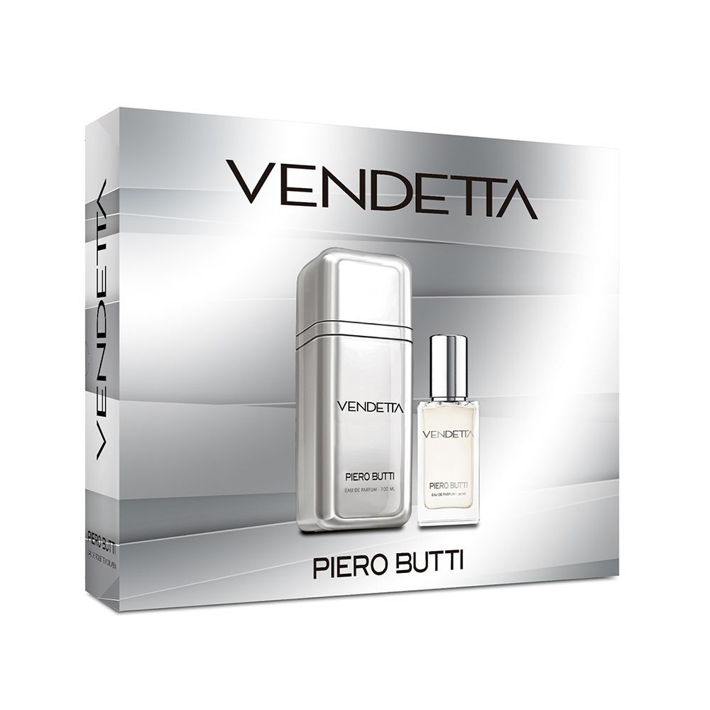 PIERO BUTTI Set Perfume Hombre Vendetta EDP + Miniatura