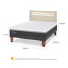 Cama Europea CIC 2 Plazas Ortopedic Advance + Respaldo Munich Alpino