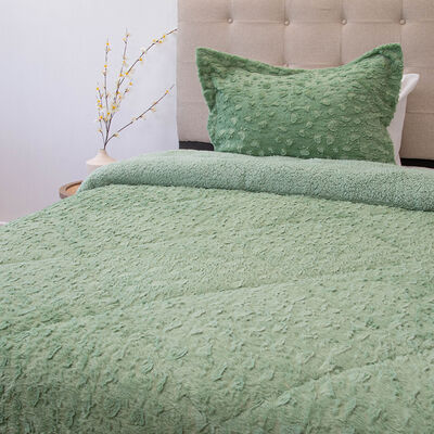 Imagen 2 del producto Cubrecama Doral 1,5 Plazas Verde Senses