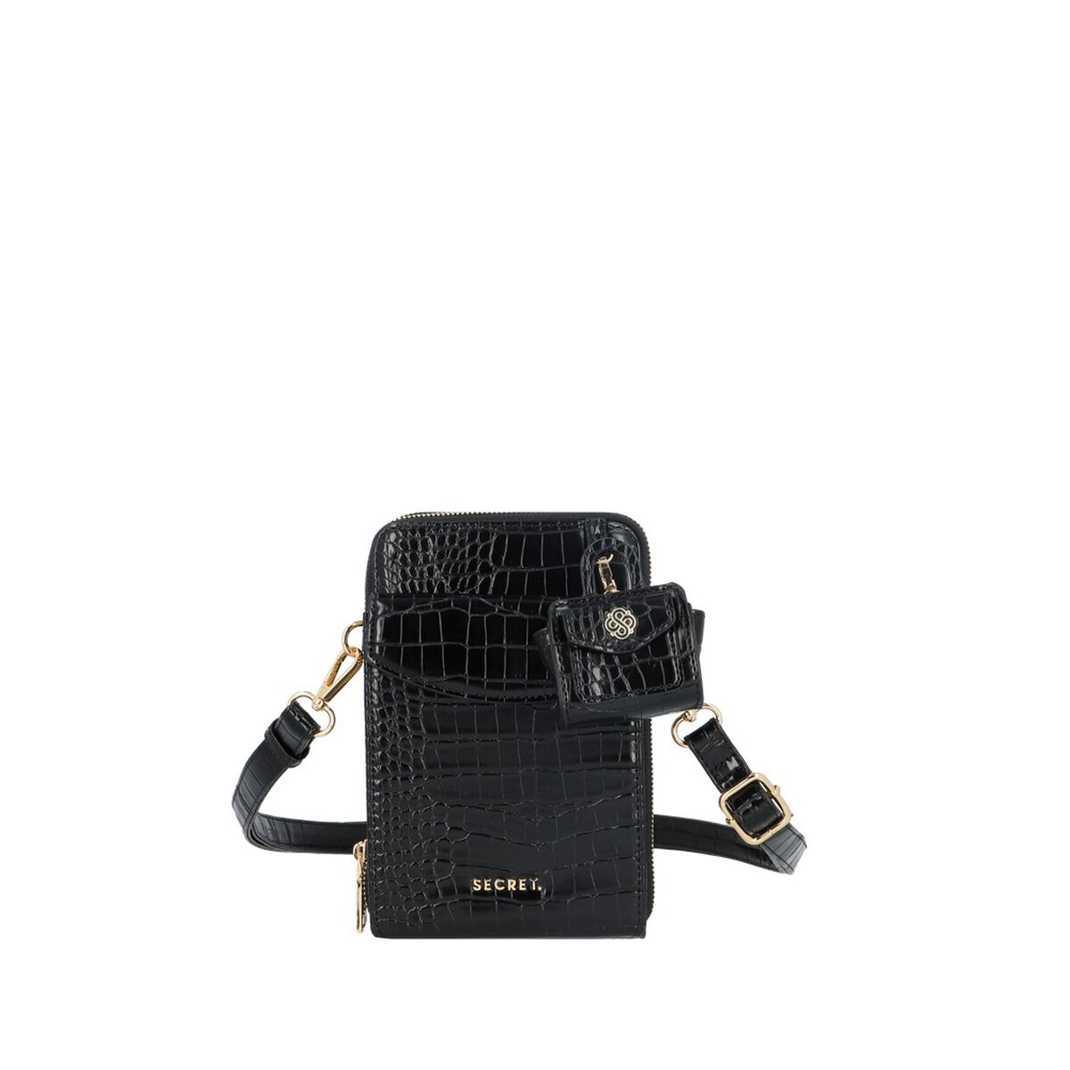 Portacelular Secret Bucarest FW25 XL Negro