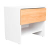 Velador Tuhome Dassel 1 Caj&oacute;n Blanco Fresno