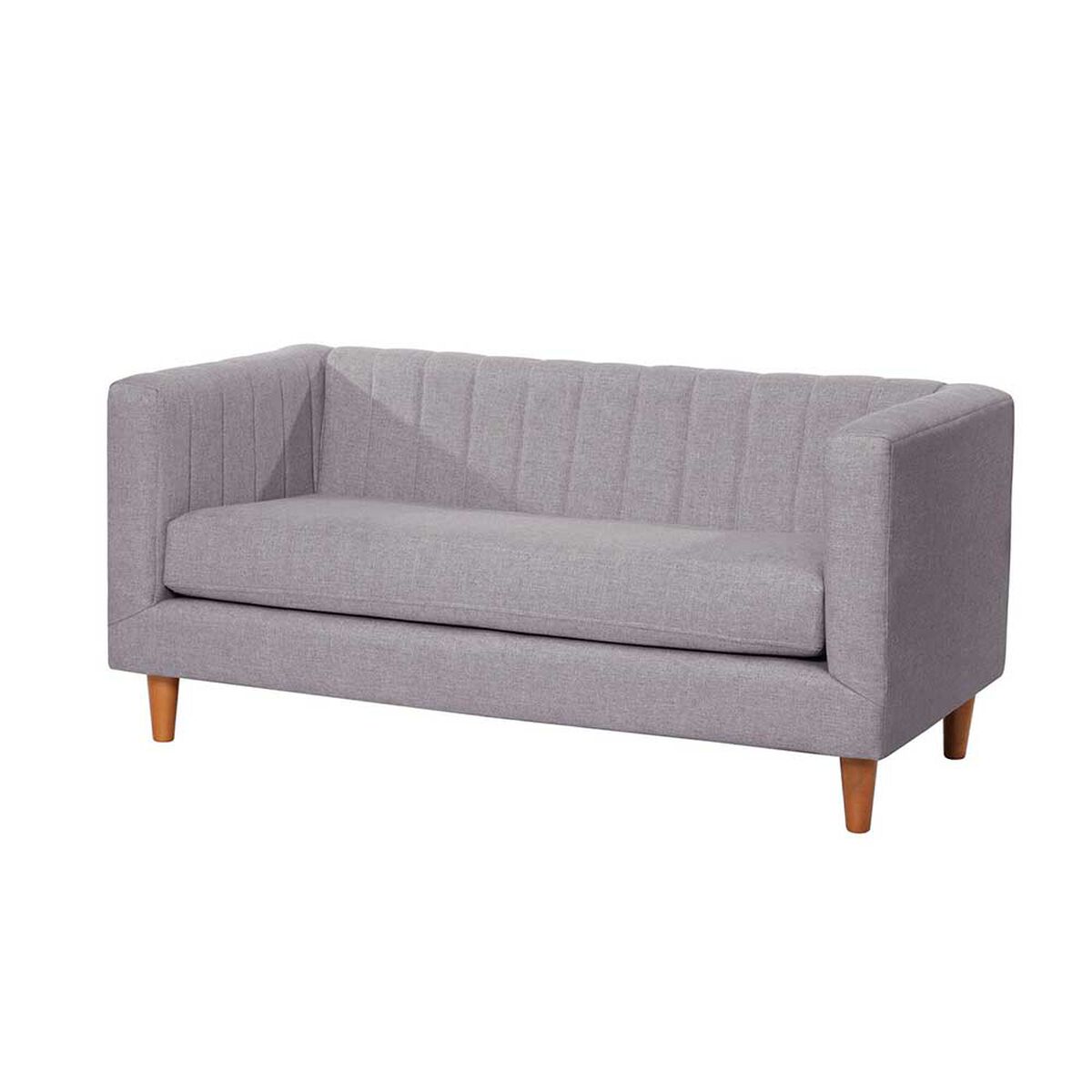 Sof&aacute; Latam Home Sorrento 2 Cuerpos Gris Claro