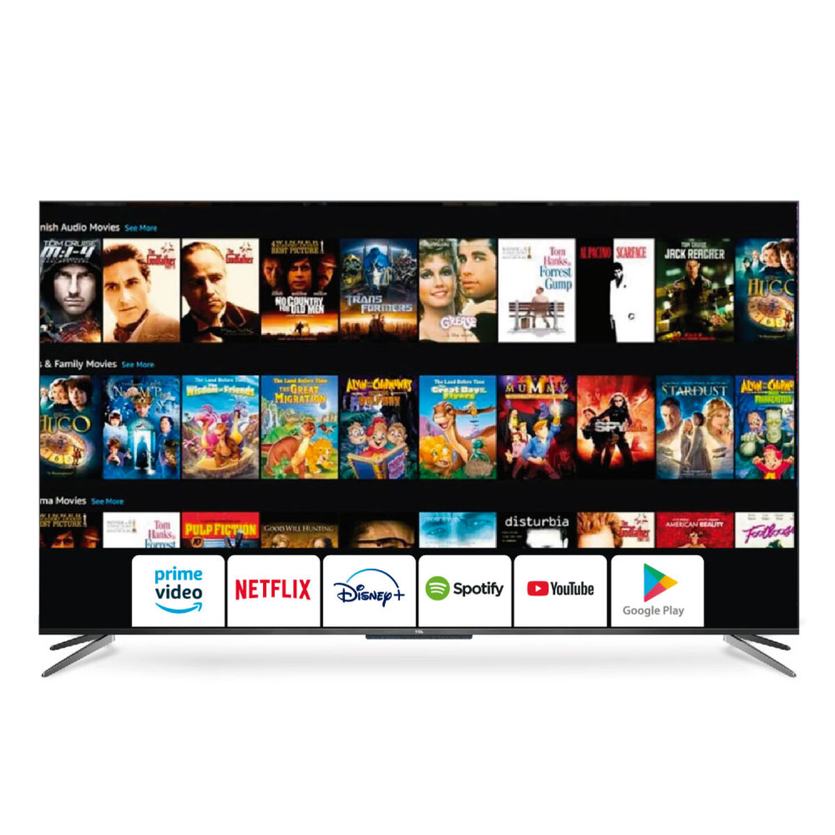 QLED 55" TCL 55C715 Android Smart TV 4K UHD