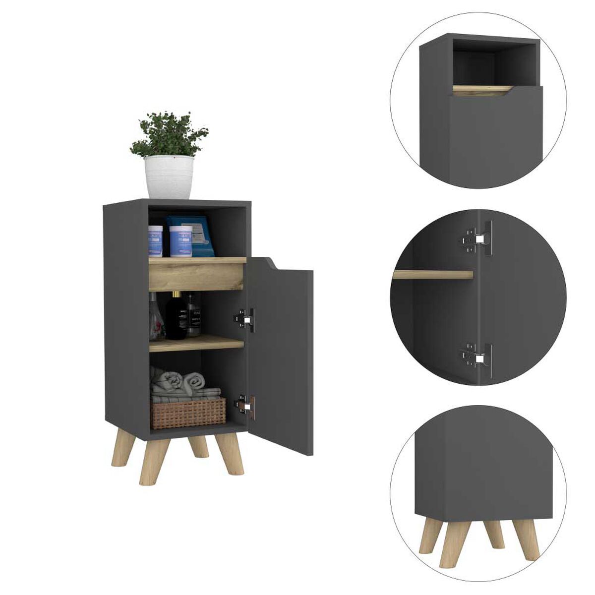 Optimizador de Baño TuHome Laurent 1 Puerta Duna