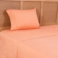 Juego de Sábanas Plumetti 1,5 Plazas Mimosa Coral