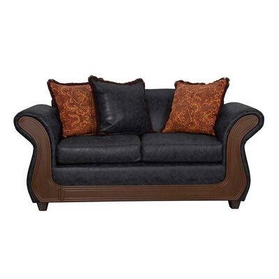 Imagen 2 del producto Juego de Living Black Factory Palermo 5 Cuerpos Negro