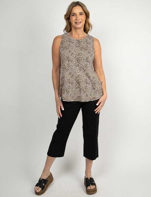 Imagen 2 del producto Polera Sin Mangas Mujer Portman Club Color-1, Crudo, Negro