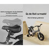 Bicicleta Infantil 2-5 Años Niño Aro 12 Lubabycas Gris