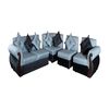 Modular Diseño A&M Home Madison Derecho 5 Cuerpos Negro Gris