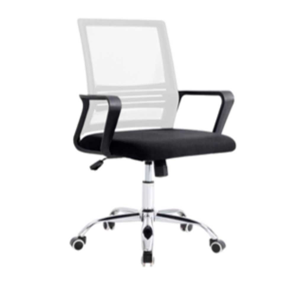 Silla de Escritorio Arthome Santiago Negra Blanca