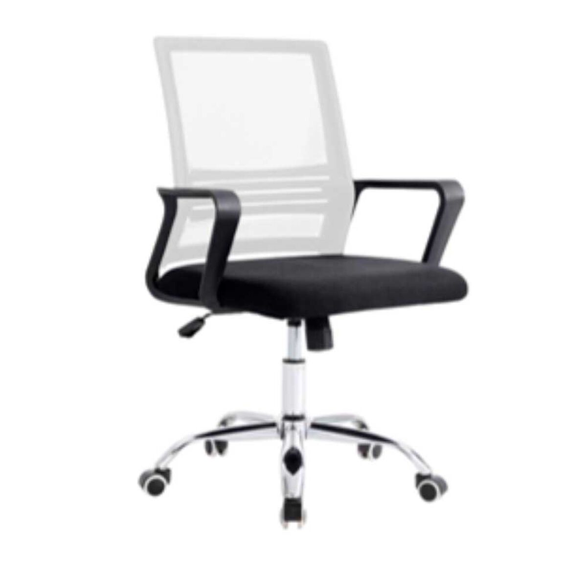 Silla de Escritorio Arthome Santiago Negra Blanca