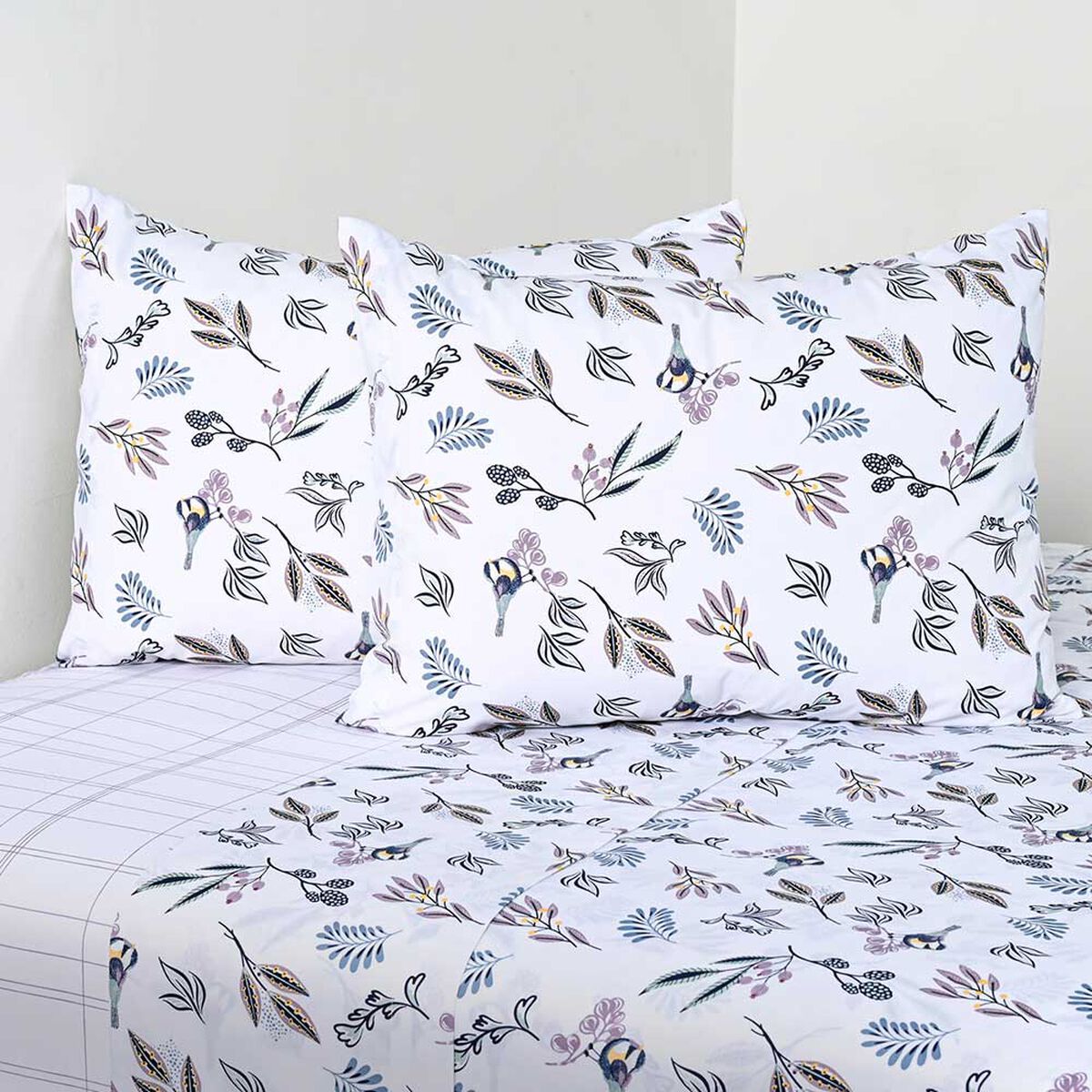 Juego de S&aacute;banas Elements & Co 2 Plazas 200 Hilos Avian