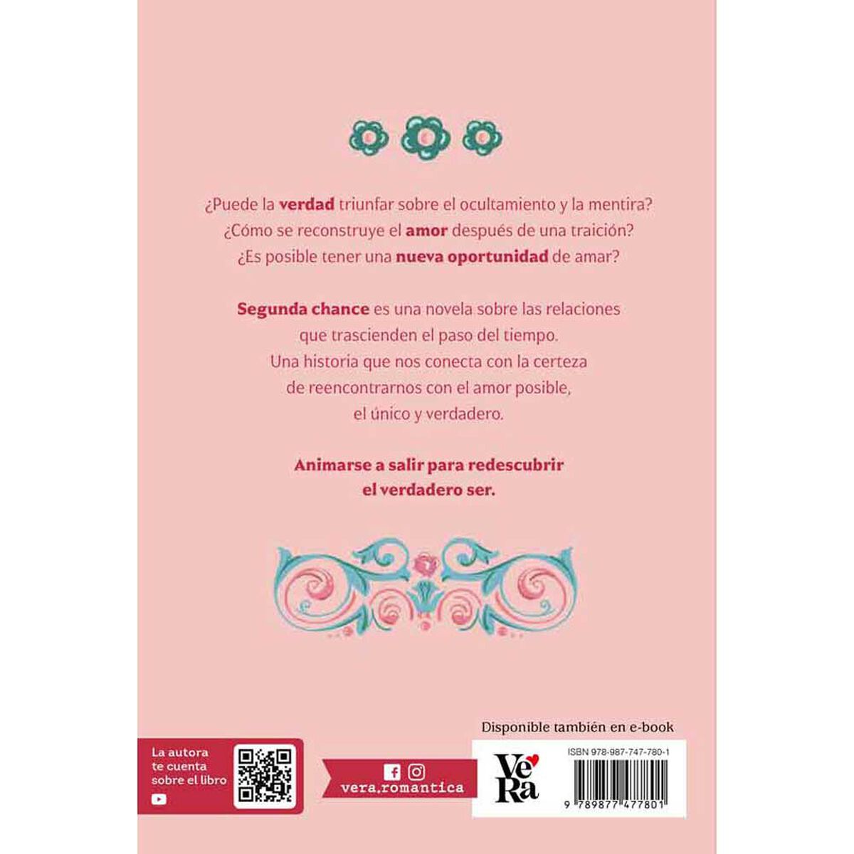 Libro Segunda Chance Patricia Suárez Editorial Vergara y Riba