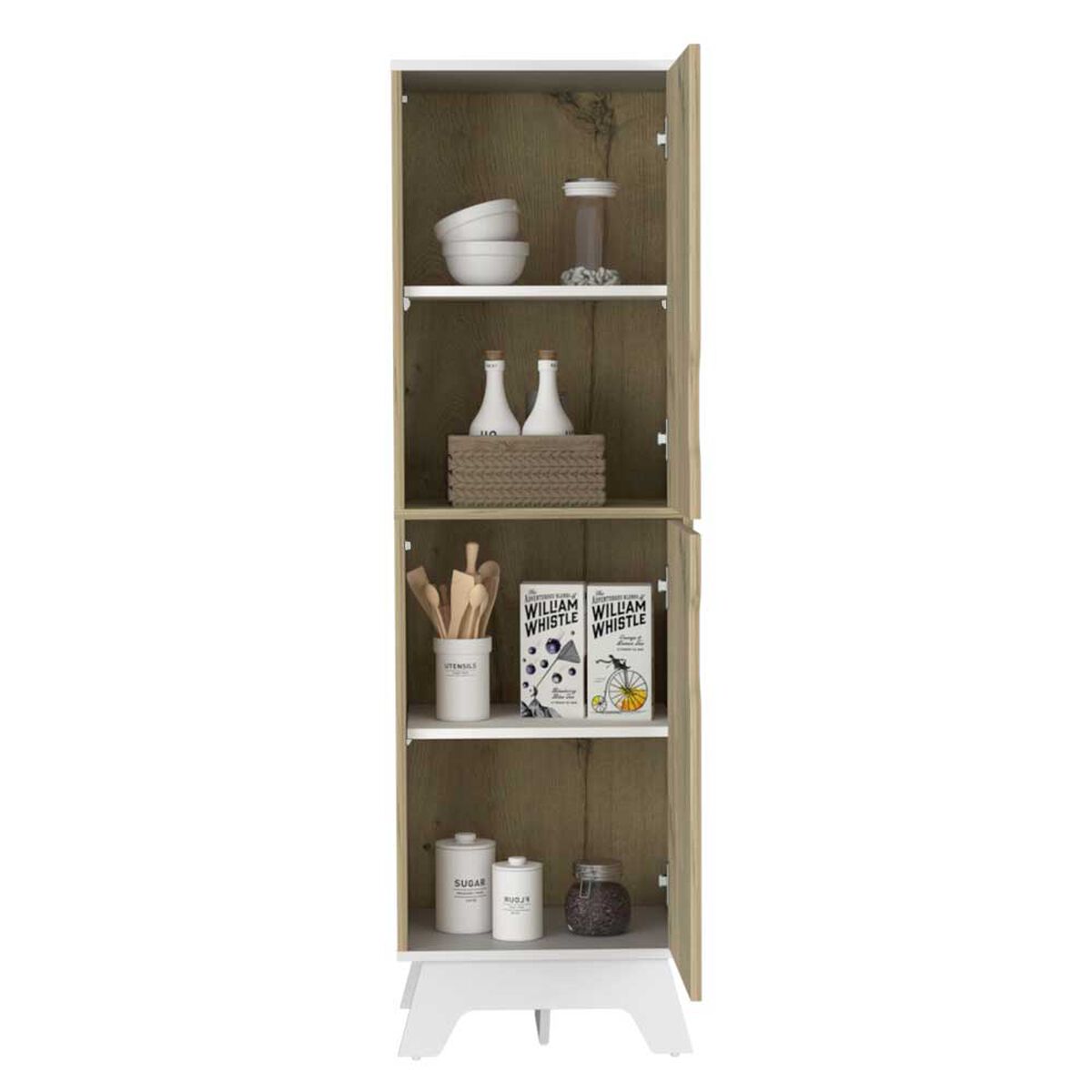 Mueble Alacena TuHome Bi Color Duna Blanco 2 Puertas