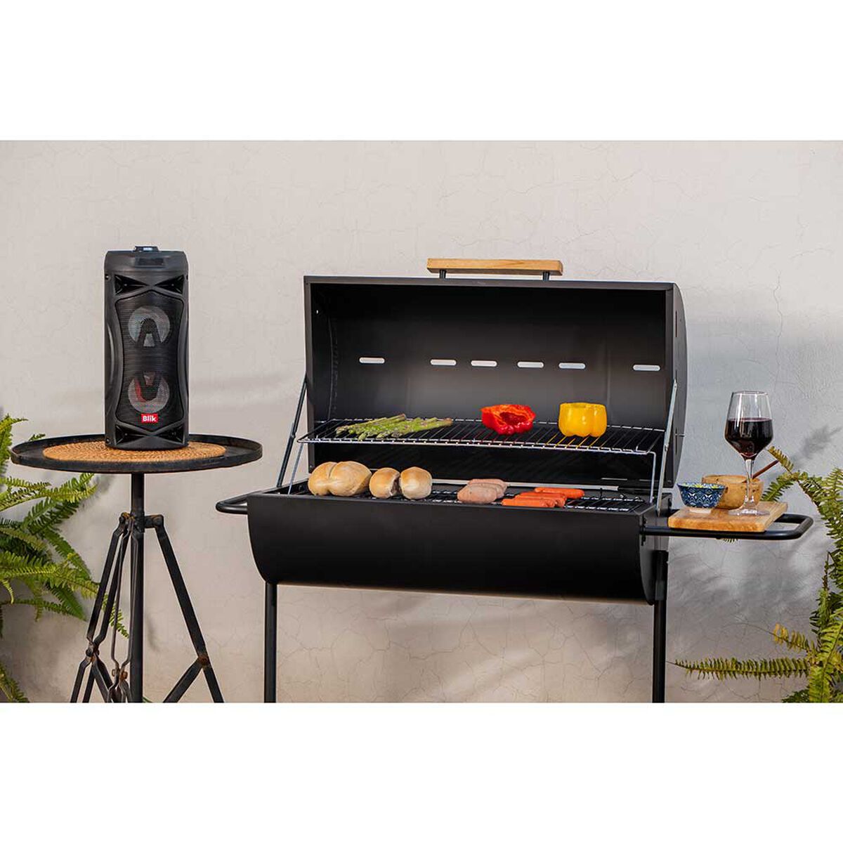 Parrilla a Carb&oacute;n Medio Tambor Casanova Mediana