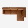 Sofá Seccional Derecho Rosen Adana 3 Cuerpos Camel