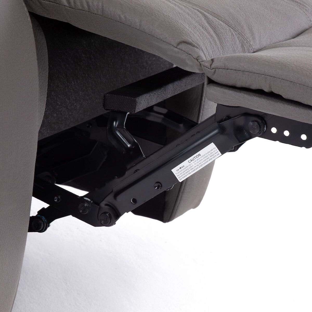 Bergere Reclinable Daniels New Praga  1 Cuerpos Gris