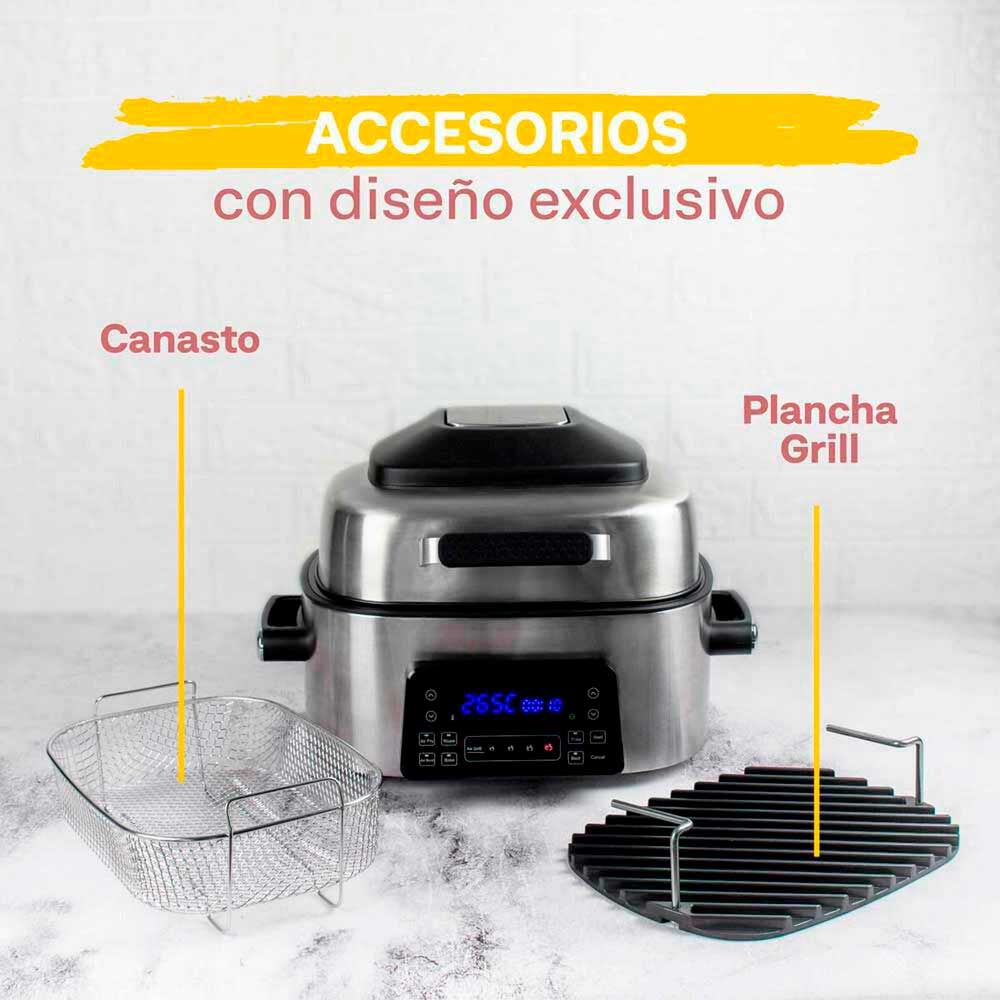 EasyWays Air Fryer Grill EWAF03 6 L Silver, foto 4