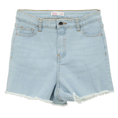 Imagen 1 del producto Short Niña Mila Azul, Celeste, Negro