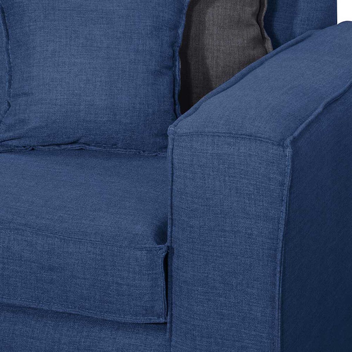 Sof&aacute; Black Factory Berta 3 Cuerpos Azul