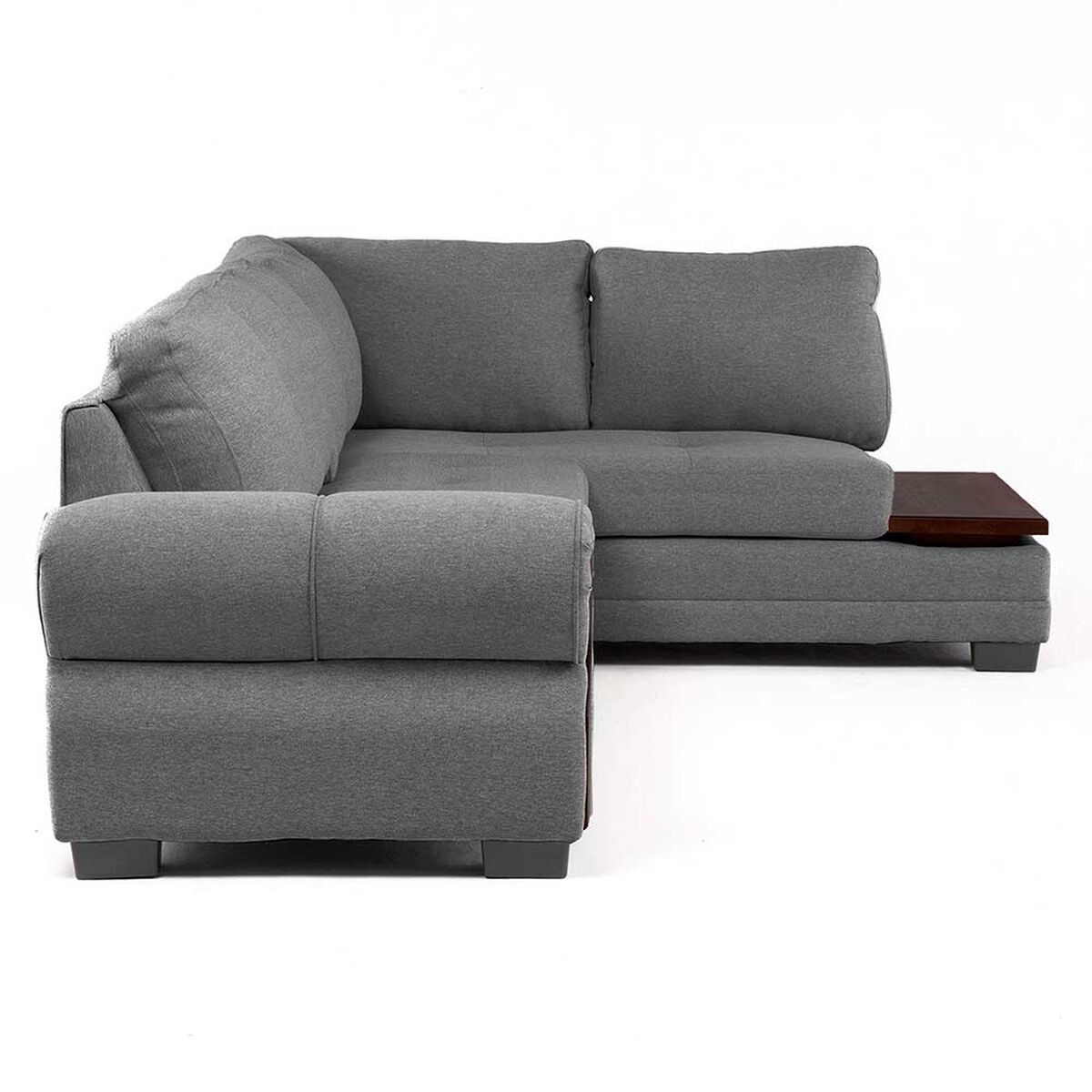 Sof&aacute; Seccional Living Factory Michigan 6 Cuerpos Gris