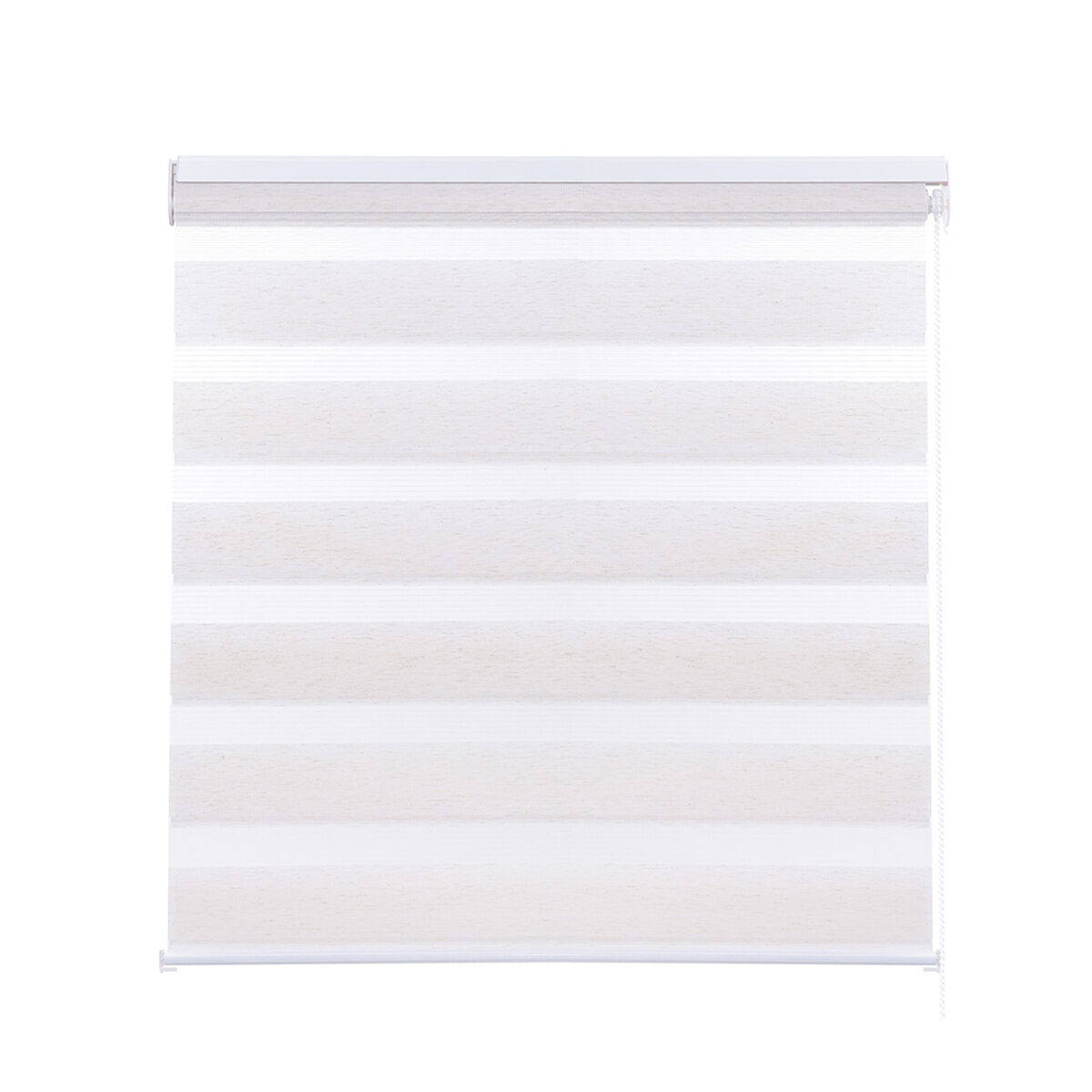 Cortina Roller Mashini Zebra Ecru 120 x 250 cm