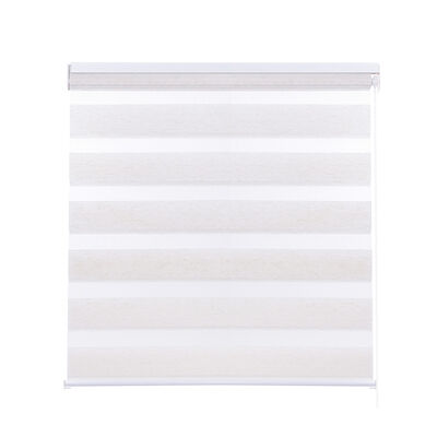 Cortina Roller Mashini Zebra Ecru 120 x 250 cm