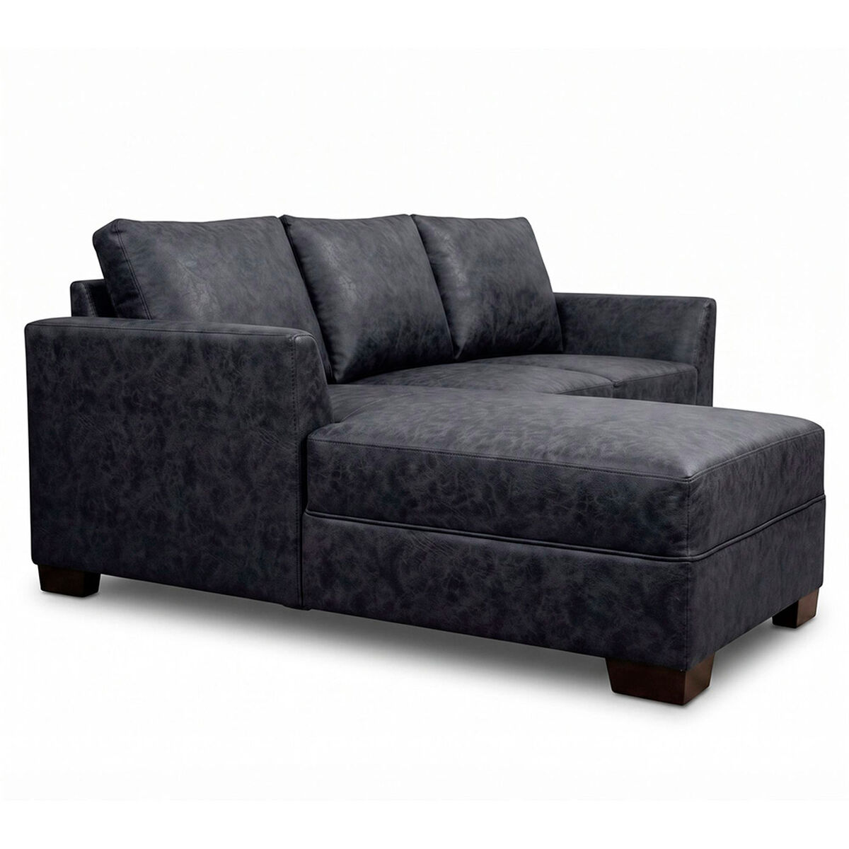 Seccional Izquierdo Muebles MPR Denver 4 Cuerpos Negro