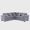 Sof&aacute; Seccional Mons Sicilia 5 Cuerpos Gris