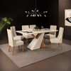 Juego de Comedor Altavision Vega 6 Sillas Blanco