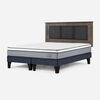 Combo Cama Europea Rosen 2 Plazas Indie BD + Respaldo Rachel