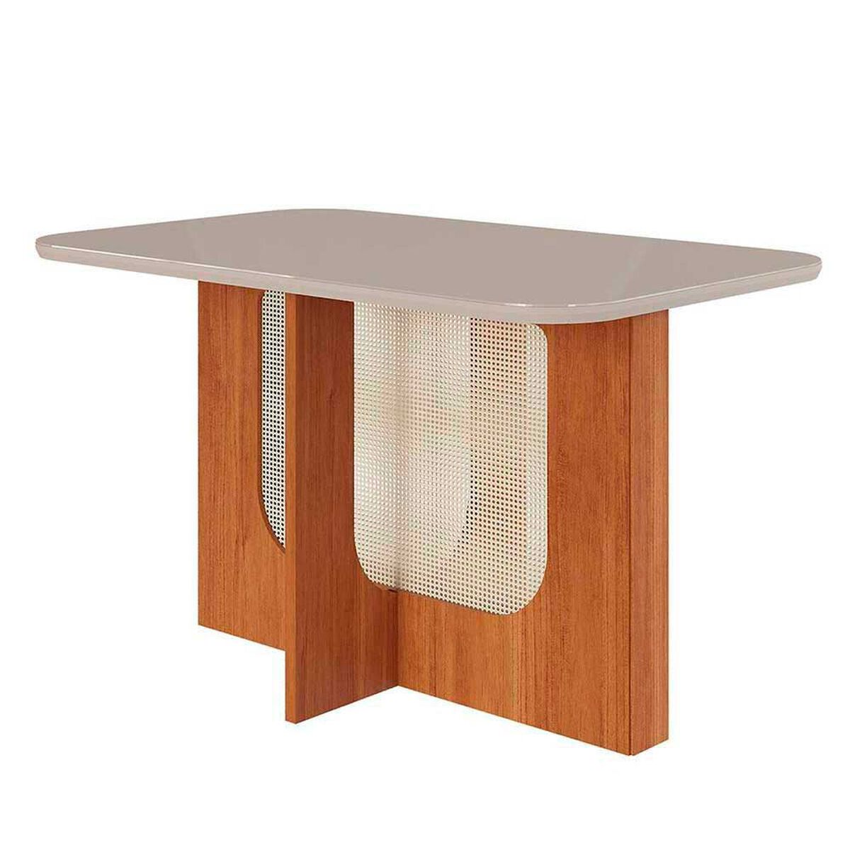 Juego de comedor Decocasa Louis 4 Sillas Off White