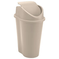 Basurero Rimax Vaiven Taupe 10 lts