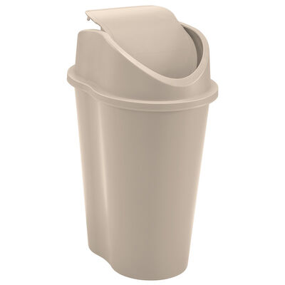 Basurero Rimax Vaiven Taupe 10 lts