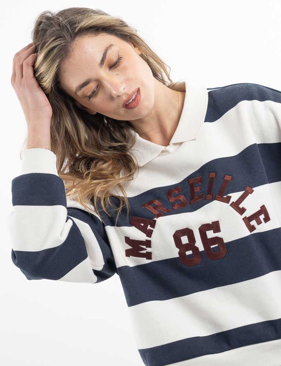 Poler&oacute;n Con Estampado Mujer Zibel